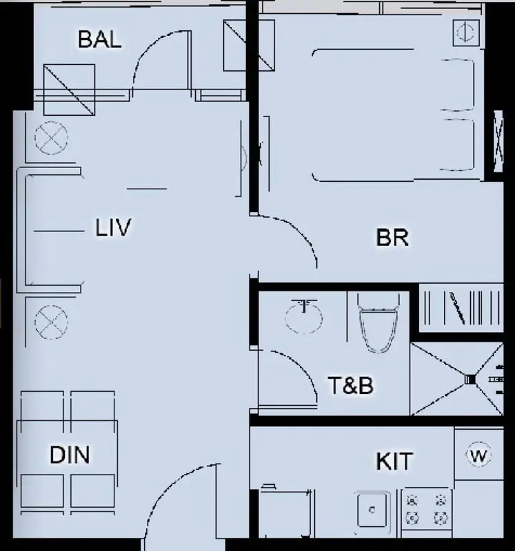 Central Park West 1베드룸 콘도 매매, 사진 3