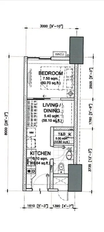 1 BR · Kai Garden Residences